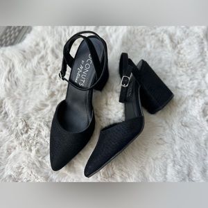 Coconuts by Matisse Ritual Ankle Strap Pumps Black Size 9